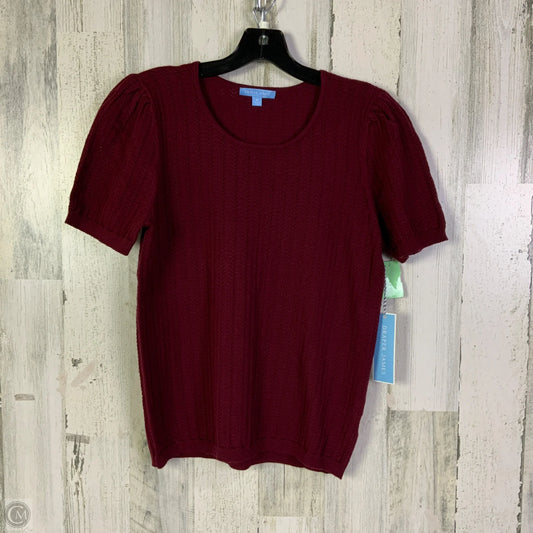 Top Short Sleeve By Draper James In Red, Size: M