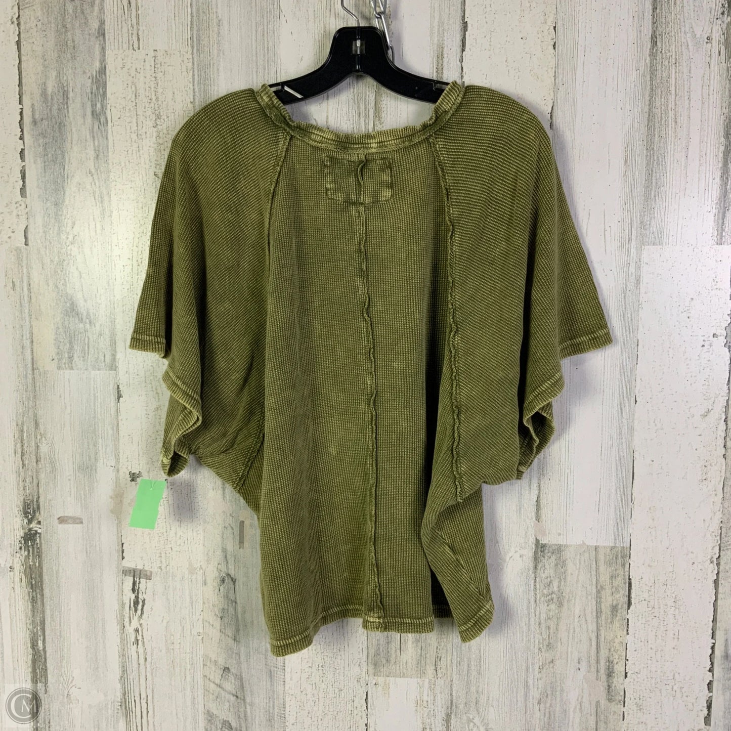 Top Short Sleeve Basic By Pilcro In Green, Size: M