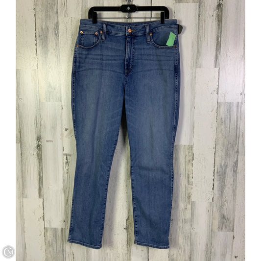 Jeans Straight By J. Crew In Blue Denim, Size: 14
