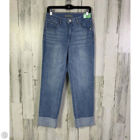 Jeans Straight By Wit & Wisdom In Blue Denim, Size: 2