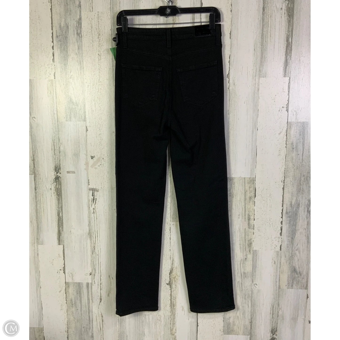 Jeans Straight By Paige In Black, Size: 2