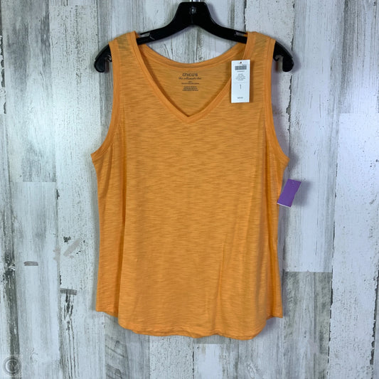 Tank Top By Chicos In Orange, Size: M