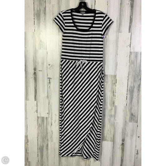 Dress Casual Maxi By Talbots In Black & White, Size: Xs