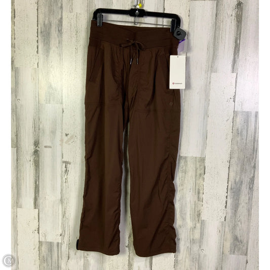 Athletic Pants By Lululemon In Brown, Size: 6