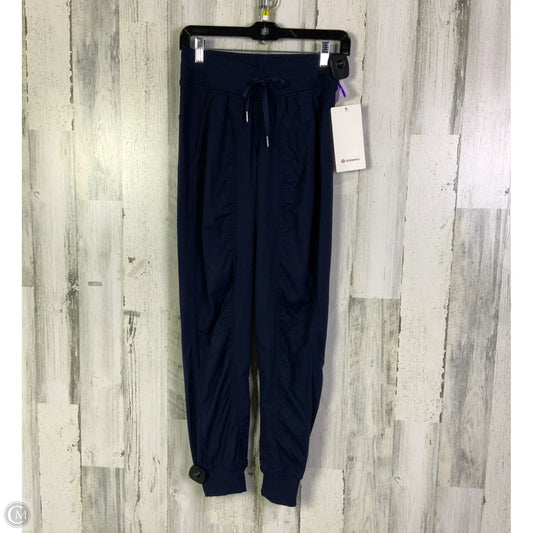 Athletic Pants By Lululemon In Blue, Size: 4