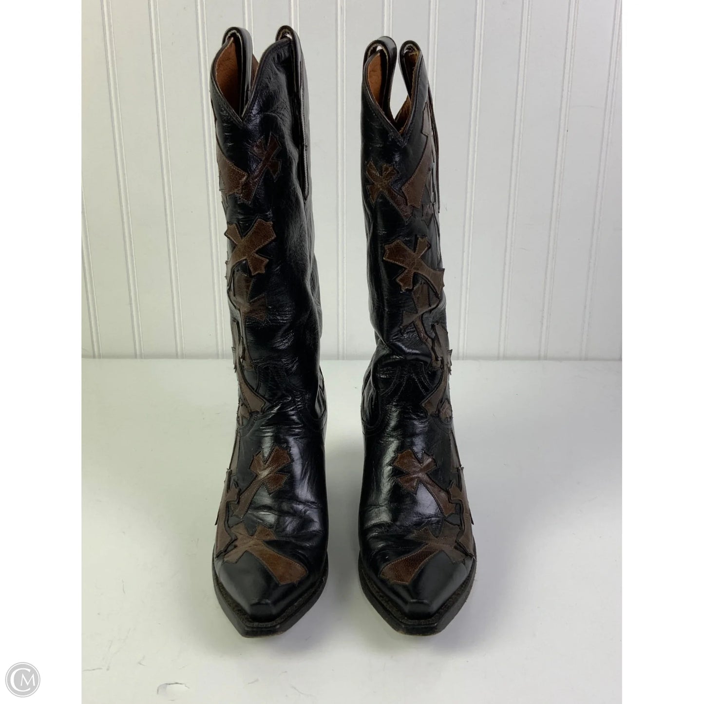 Boots Western By Dan Post In Black, Size: 6.5