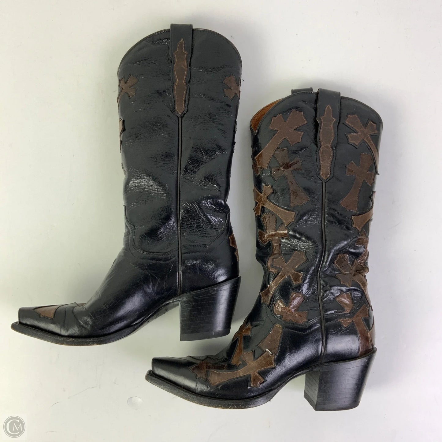 Boots Western By Dan Post In Black, Size: 6.5
