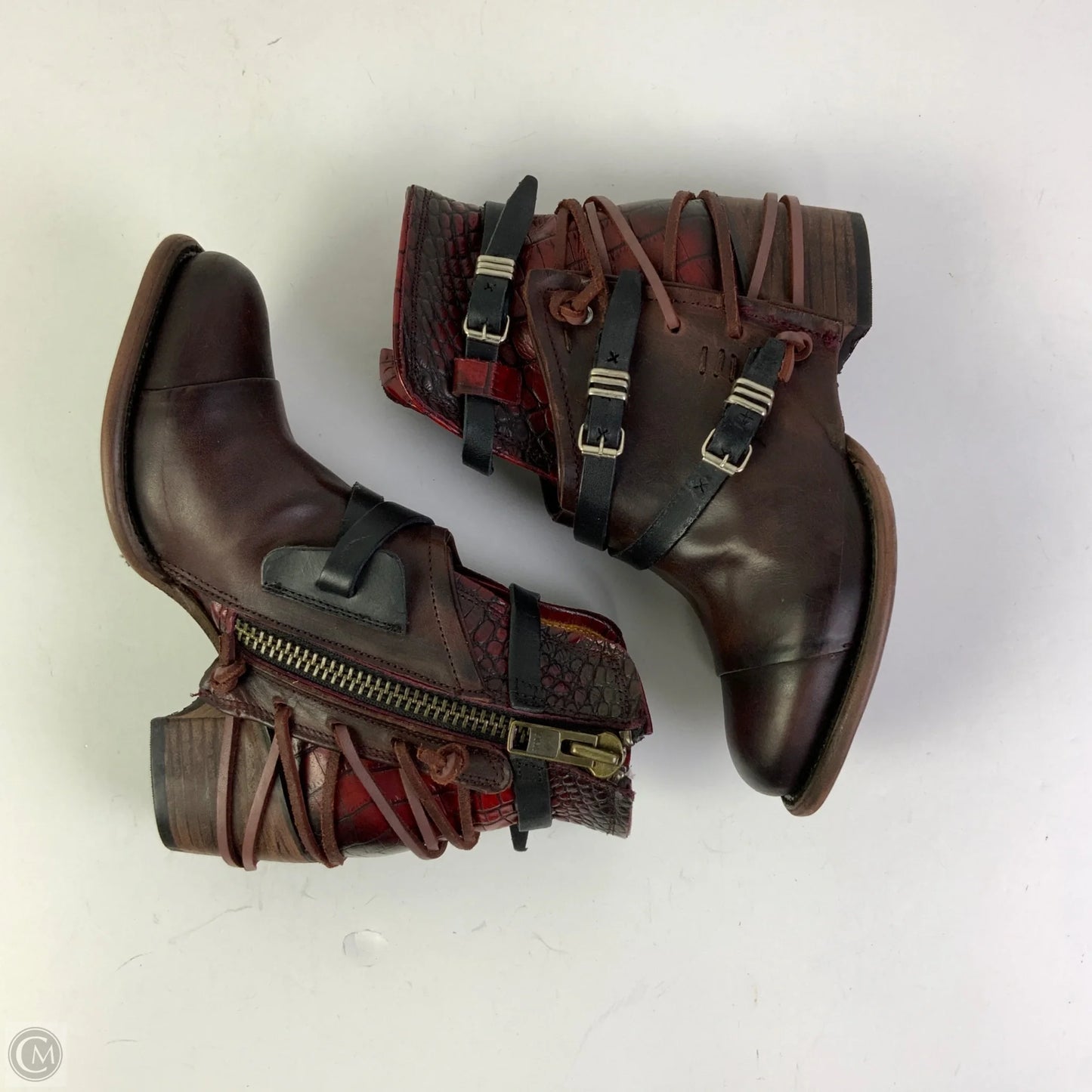 Boots Western By Freebird In Red, Size: 6