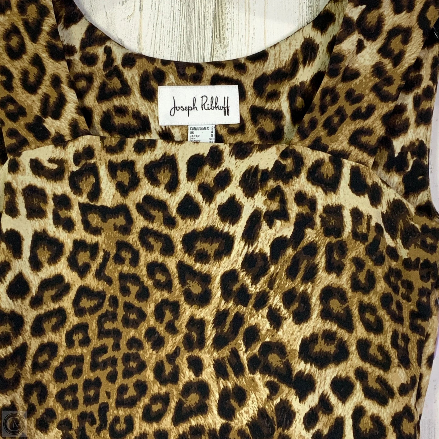Top Sleeveless By Joseph Ribkoff In Animal Print, Size: Xs