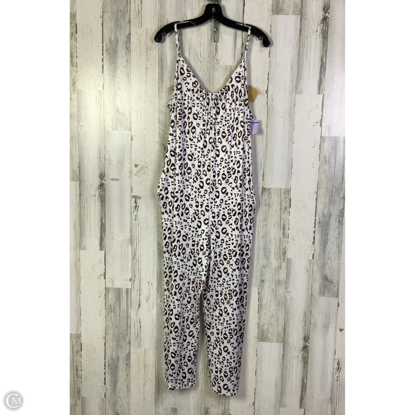 Jumpsuit By Shein In Animal Print, Size: 1x
