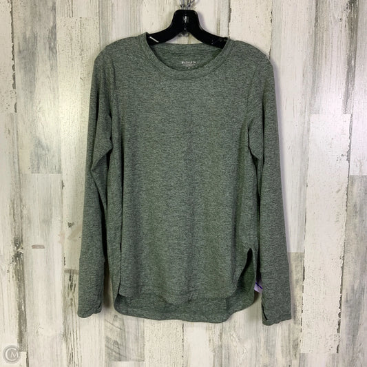 Athletic Top Long Sleeve Crewneck By Athleta In Green, Size: S