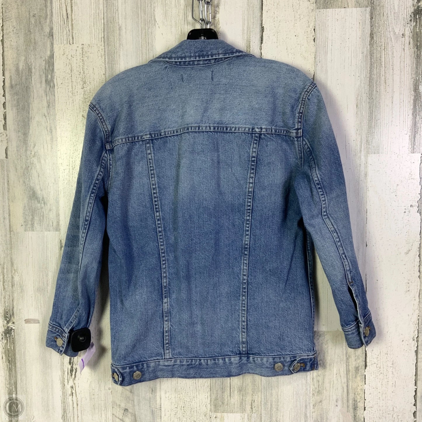 Jacket Denim By Madewell In Blue Denim, Size: Xxs