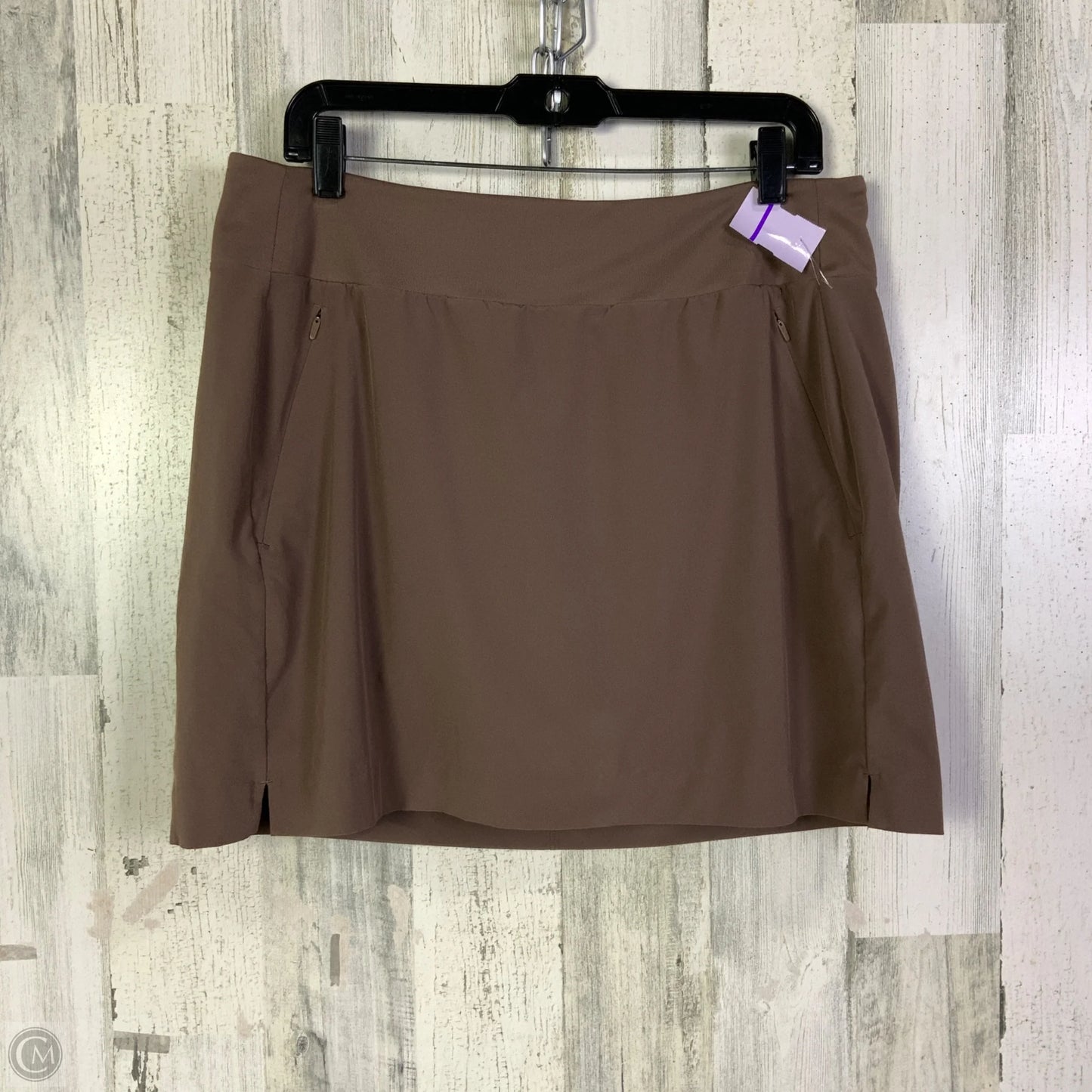 Athletic Skort By Athleta In Brown, Size: L