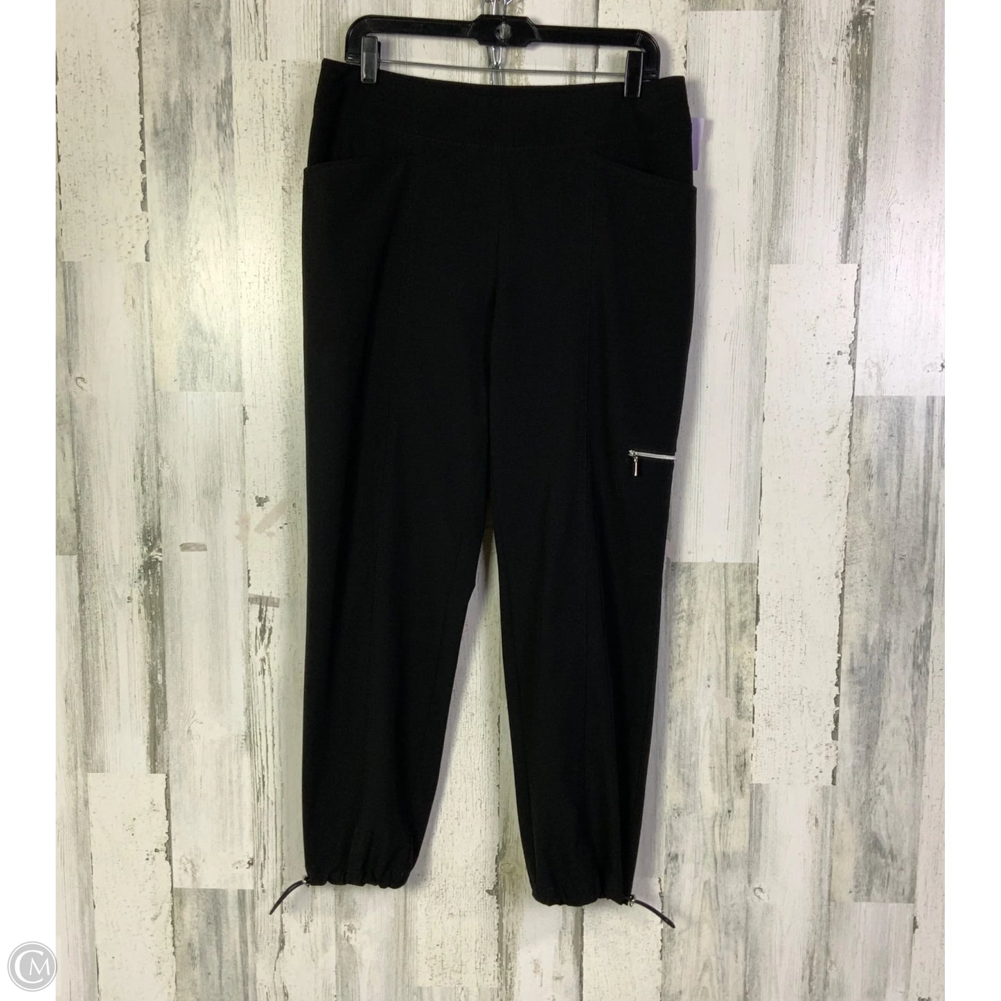 Athletic Pants By Zenergy By Chicos In Black, Size: S