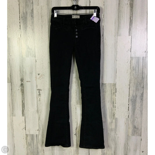 Jeans Flared By Free People In Black, Size: 0