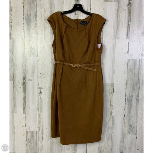 Dress Work By Connected Apparel In Brown, Size: L