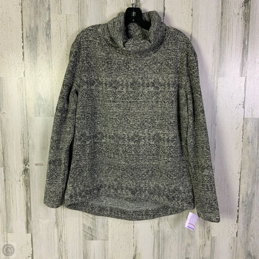 Athletic Sweatshirt Collar By Columbia In Grey, Size: L