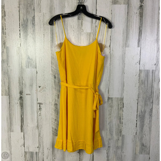 Dress Casual Short By Nine West Apparel In Yellow, Size: L