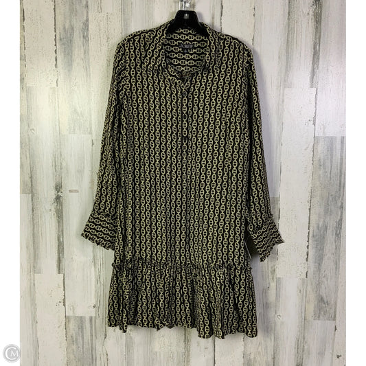 Dress Casual Short By J. Crew In Black & Cream, Size: Xl