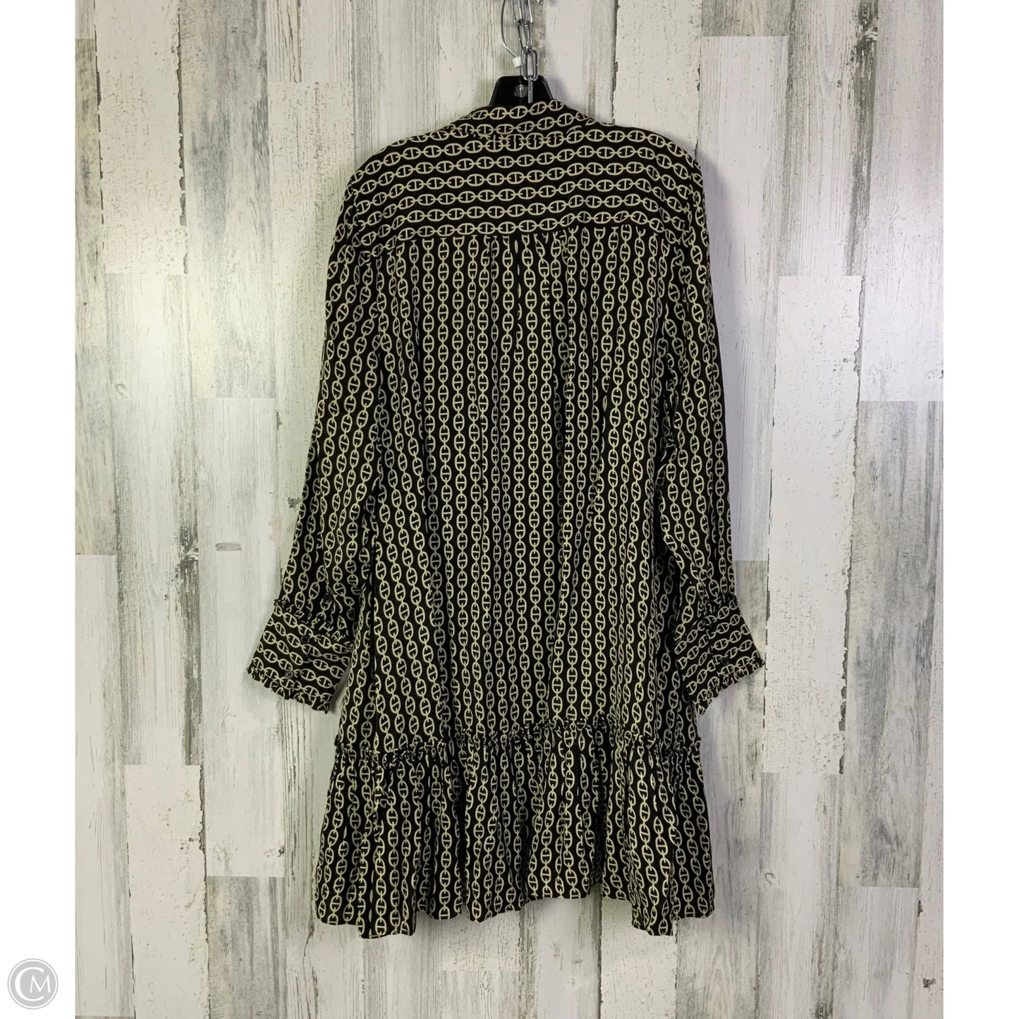 Dress Casual Short By J. Crew In Black & Cream, Size: Xl