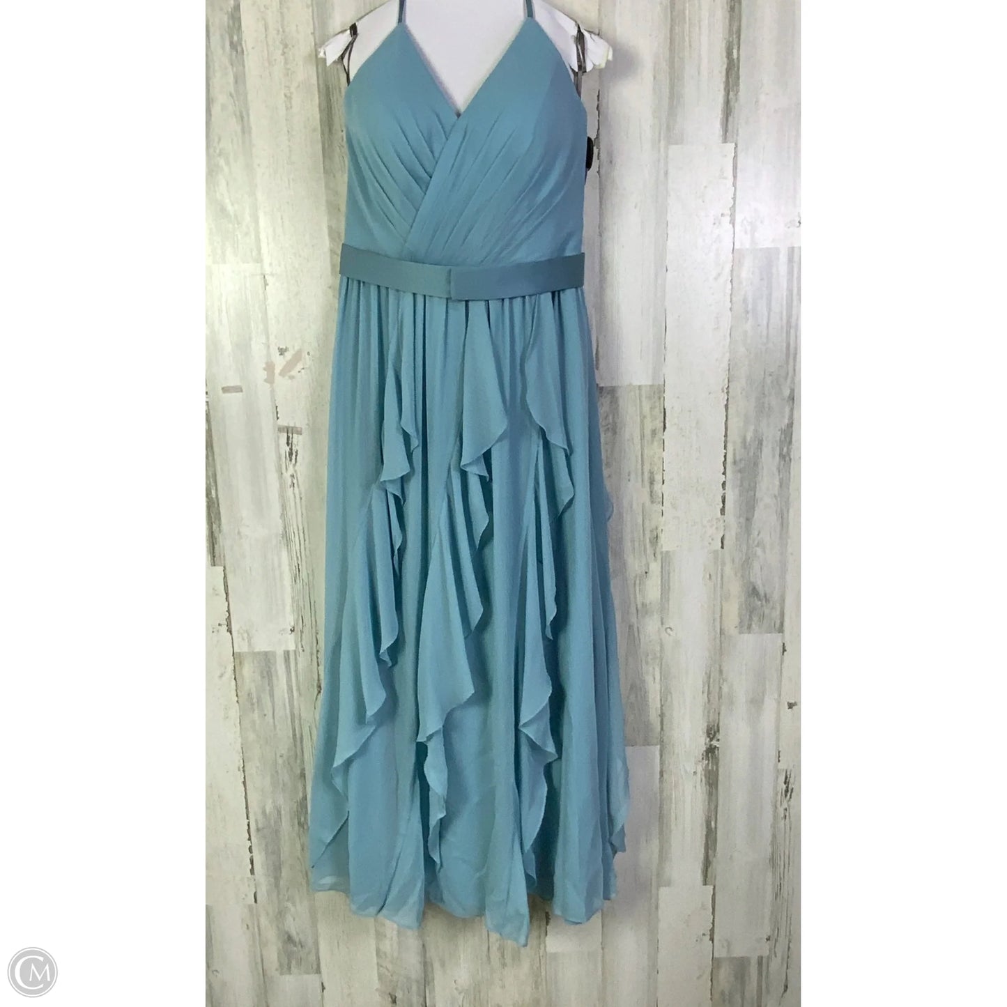 Dress Designer By Vera Wang In Blue, Size: 12