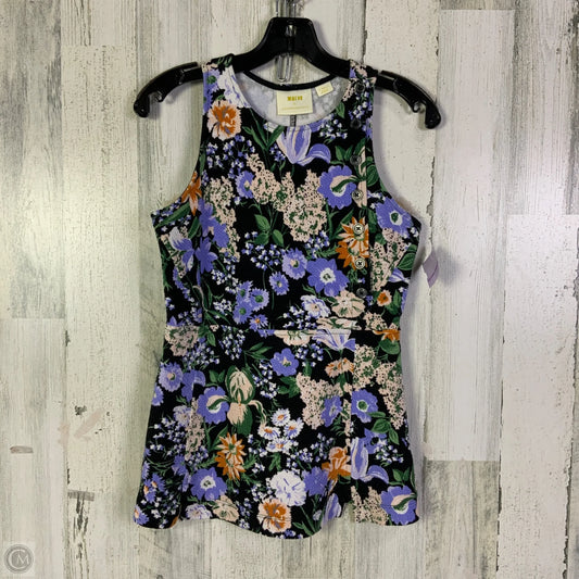 Top Sleeveless By Maeve In Floral Print, Size: Xs