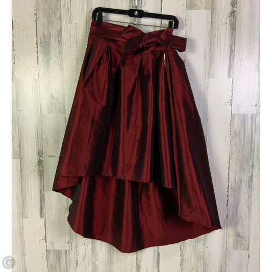 Skirt Midi By Clothes Mentor In Red, Size: 12