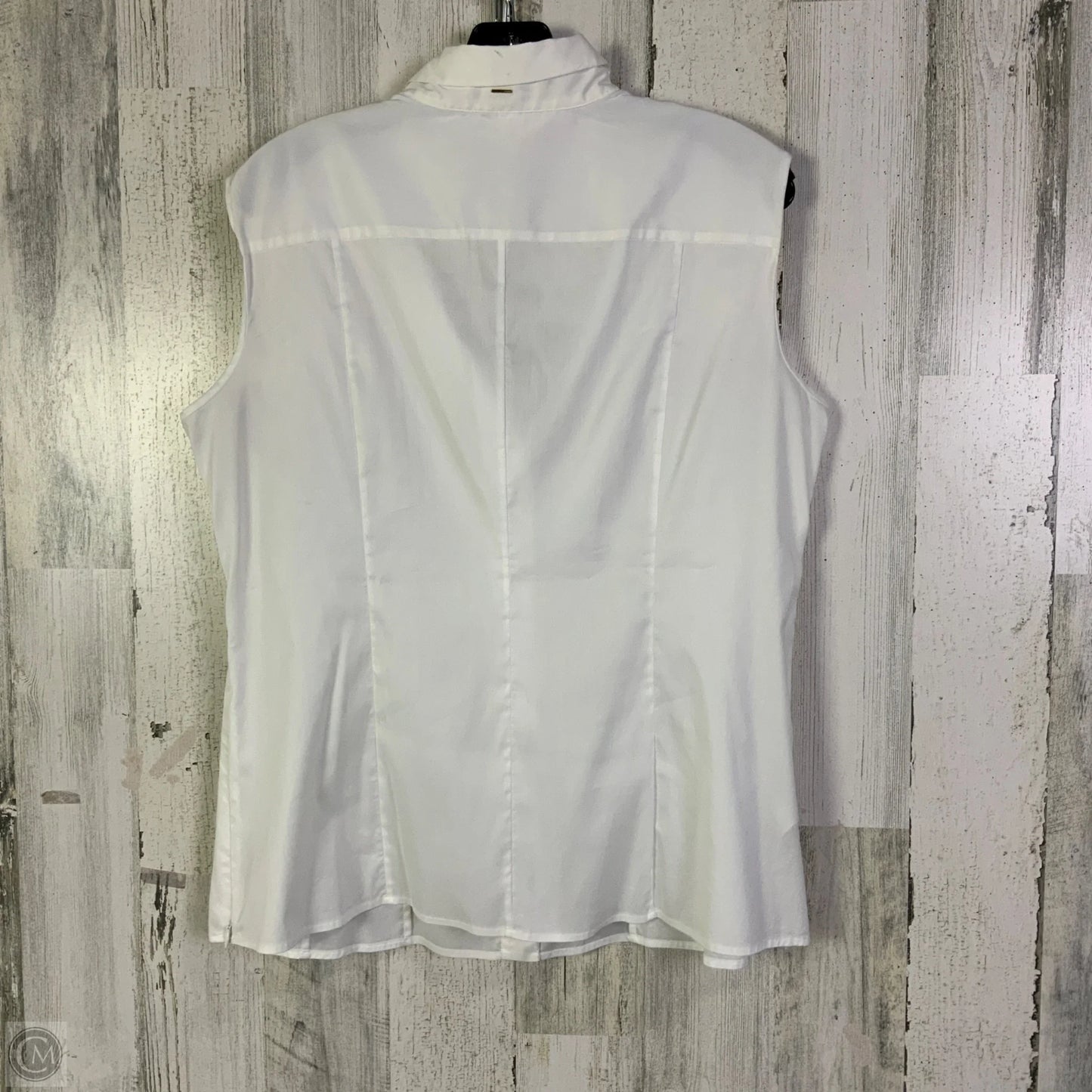 Top Sleeveless By Hugo Boss In White, Size: L