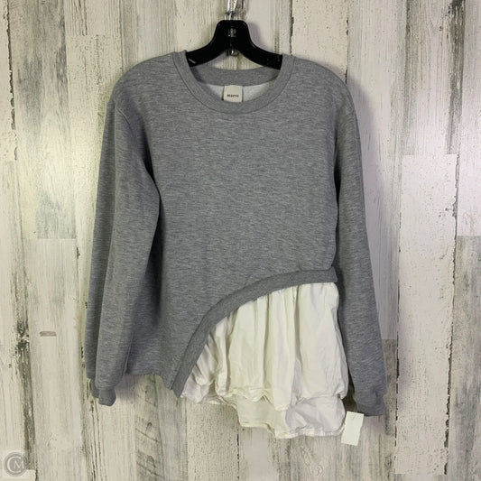 Top Long Sleeve By Maeve In Grey, Size: Xs