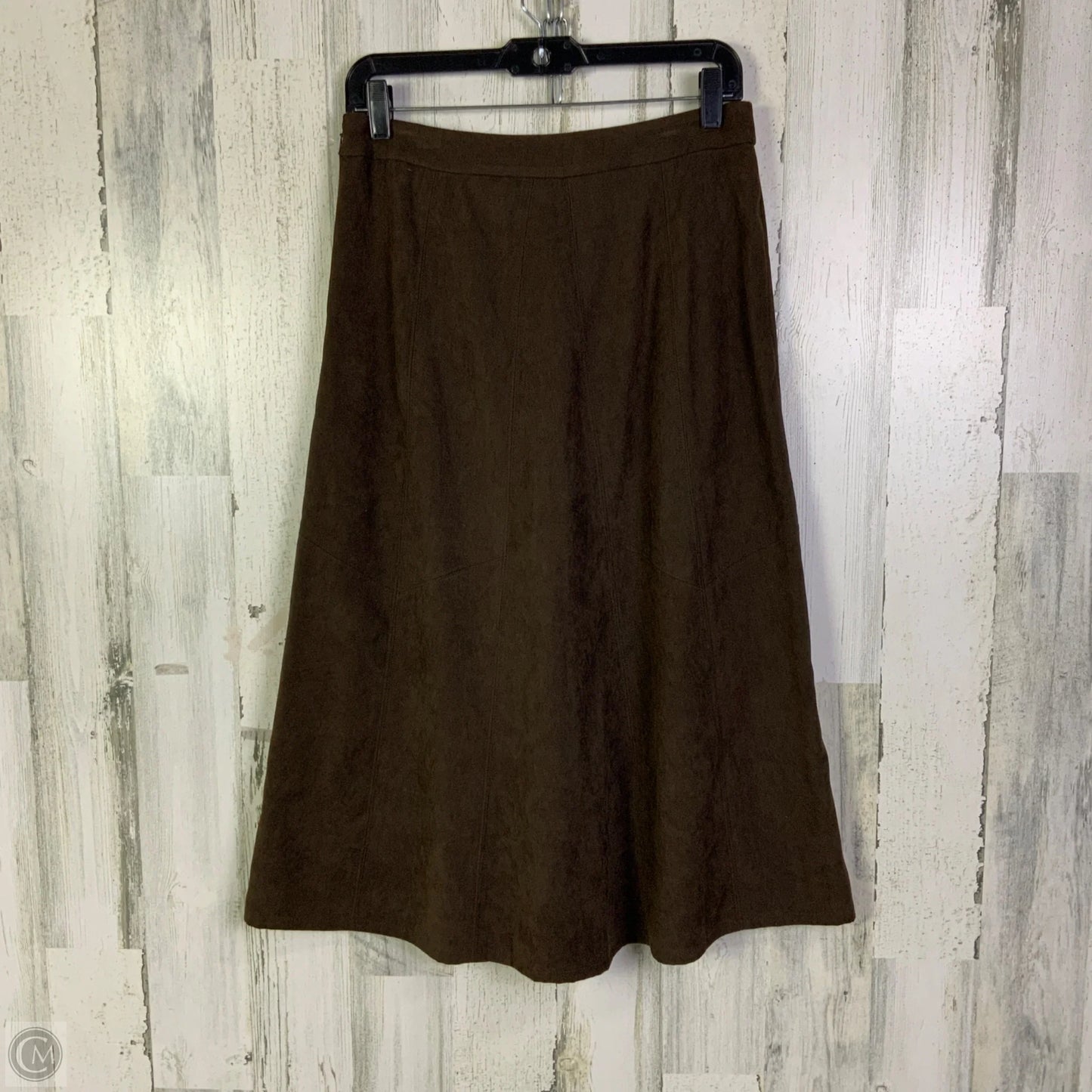 Skirt Midi By Christopher And Banks In Brown, Size: 4