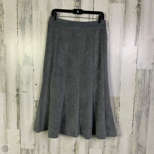 Skirt Midi By Christopher And Banks In Grey, Size: 4