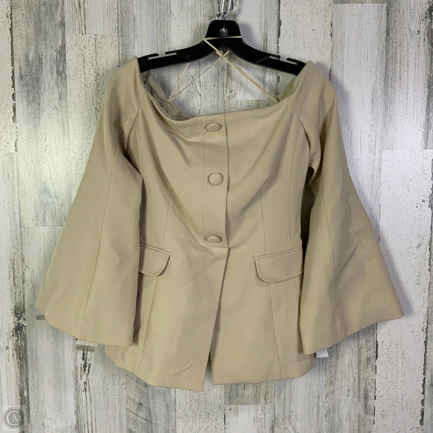 Top Long Sleeve By Tuckernuck In Cream, Size: S