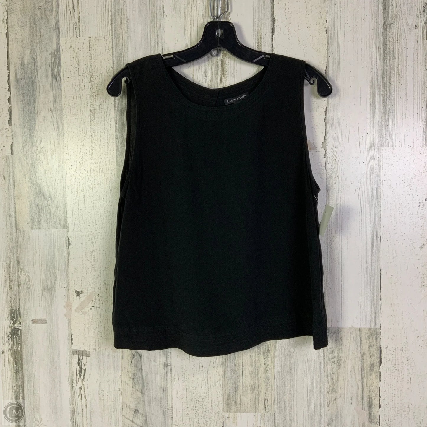 Top Sleeveless By Eileen Fisher In Black, Size: M