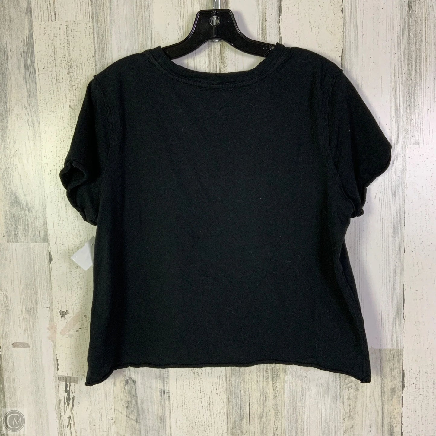 Top Short Sleeve Basic By Maeve In Black, Size: M