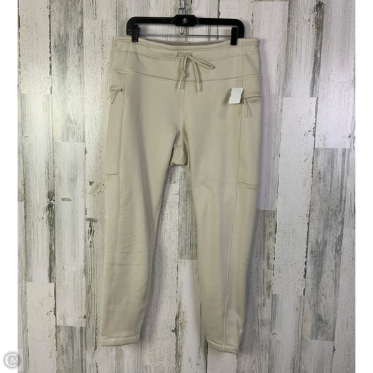 Athletic Pants By Old Navy In Cream, Size: Xl