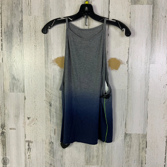 Athletic Tank Top By Lululemon In Blue & Grey, Size: 4