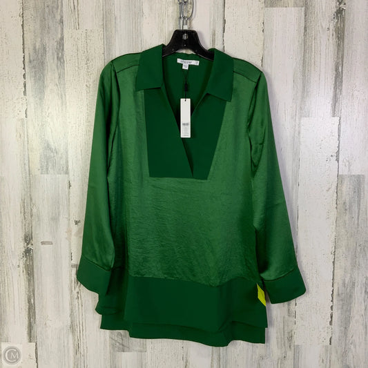 Top Long Sleeve By Chicos In Green, Size: S