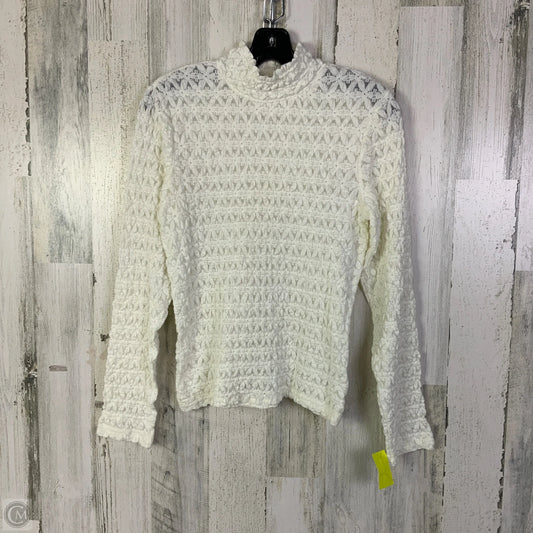 Top Long Sleeve By Sanctuary In White, Size: S