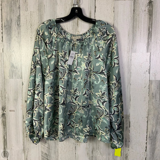 Top Long Sleeve By Loft In Grey, Size: Xl