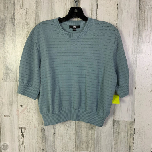 Top Short Sleeve Designer By Frye In Blue, Size: Xl