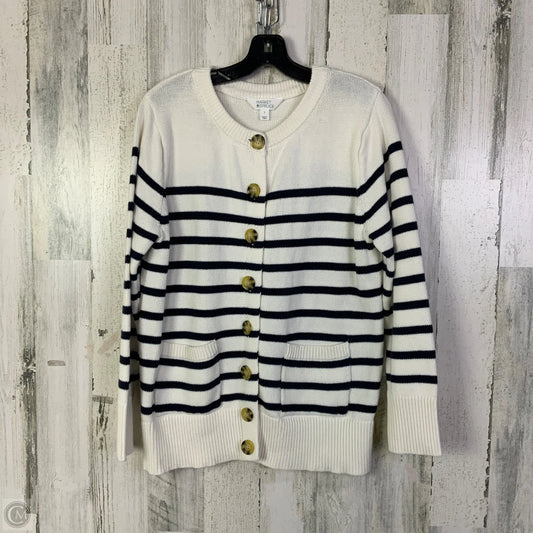 Sweater Cardigan By Market & Spruce In White, Size: L