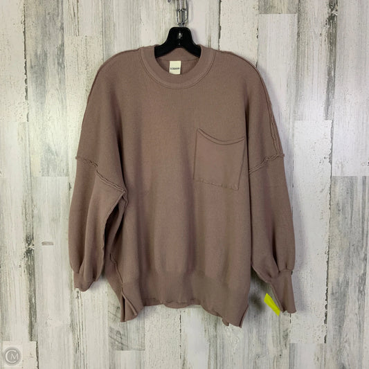 Sweater By Clothes Mentor In Mauve, Size: L