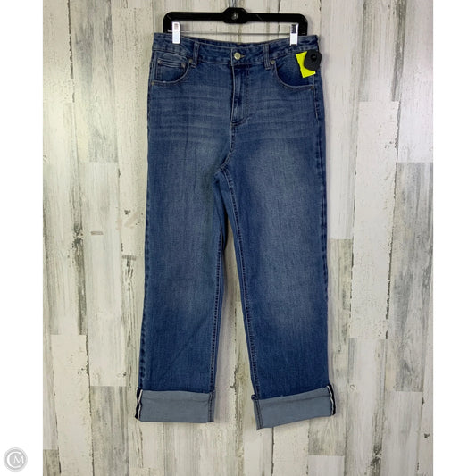 Jeans Straight By Oat In Blue Denim, Size: 8