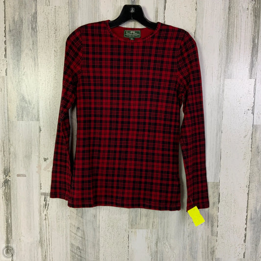 Top Long Sleeve Basic By Lauren By Ralph Lauren In Red, Size: Mp