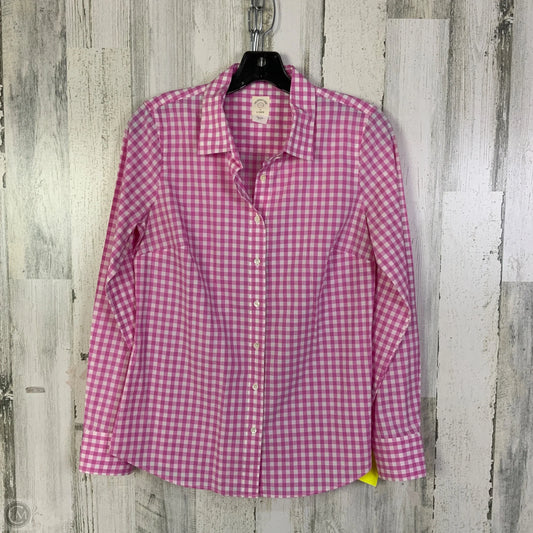 Top Long Sleeve By J. Crew In Pink, Size: S