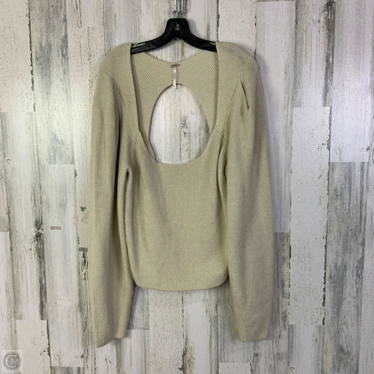 Sweater By Free People In Cream, Size: L