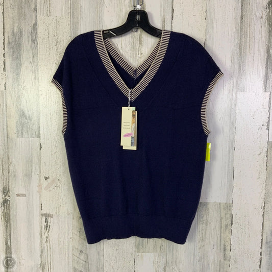 Vest Sweater By Dokotoo In Blue, Size: S