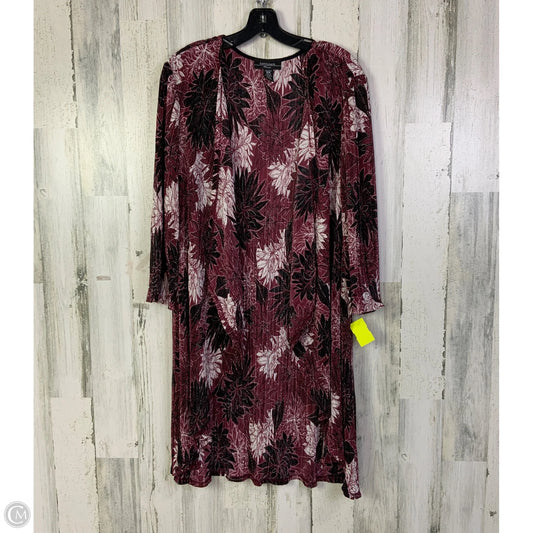 Cardigan By R And M Richards In Red, Size: 1x