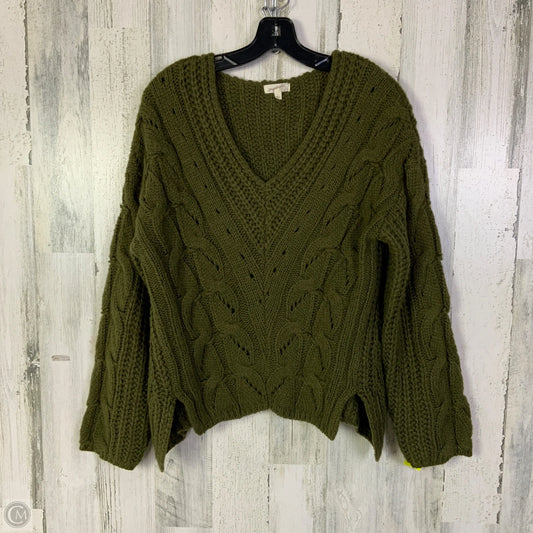 Sweater By Mystree In Green, Size: L