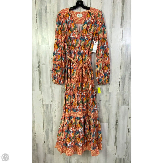 Dress Casual Maxi By Aura In Multi-colored, Size: M